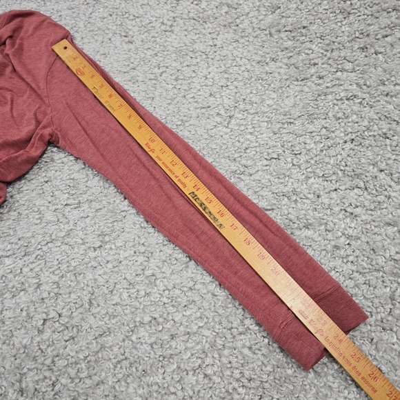 Allbirds Shirt Mens Medium Pink Sea Long Sleeve Tee Stretch Active Athleisure - Picture 10 of 11